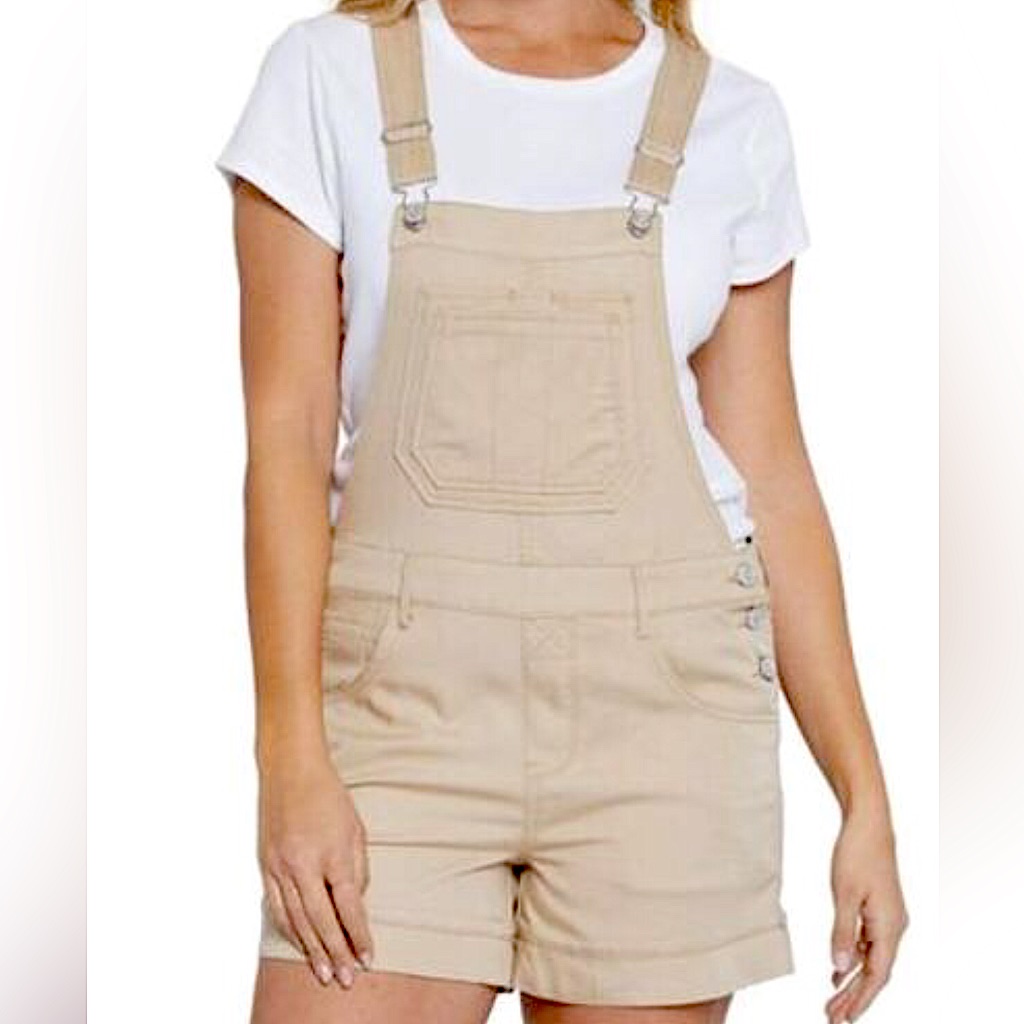 Seven7-Juniors Large Limited Edition Adjustable Shortalls Nwt